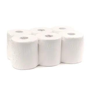 Prosoape hârtie , culoare albă, 2 straturi, 6 role/bax