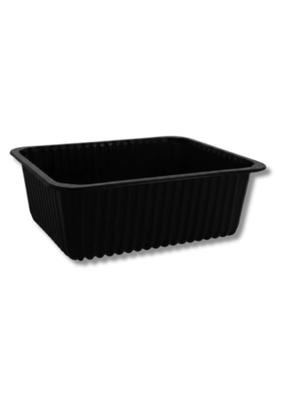 Caserolă Termosudabilă 1/4 – 227 x 178 x 80 mm – Neagră