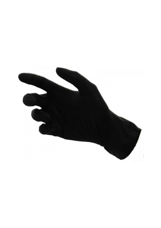 Mănuși Nitril Negre – Nepudrate – Mărimea M – 100 buc/set