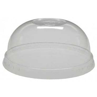 Capace din pla  transparente  dome  orificiu pai     95 mm  b    95 mm  100 10 bx