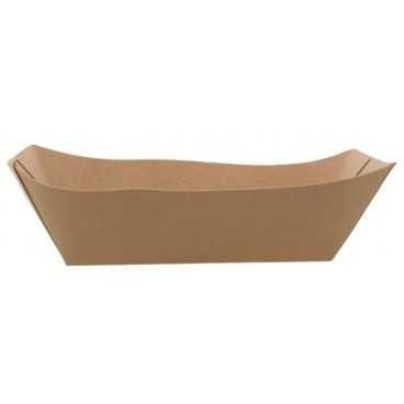 Bărcuțe Carton Kraft Natur – 600 cc – 180 x 140 x 47 mm – 250 buc/set