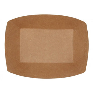 Bărcuțe din Carton Natur Eco-Friendly – 1200cc – Rezistente la Microunde/