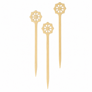 Bețe Aperitiv „Roată” – 90 mm – 100 buc/set