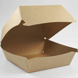 Caserolă Carton Burger D120 Kraft Natur –