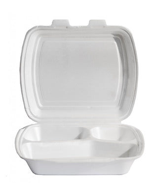 Caserolă Polistiren MB 3 – 3 Compartimente – 200 buc/set