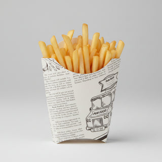 Cutii Carton Cartofi Design Ziar – 250 cc – 200 buc/set