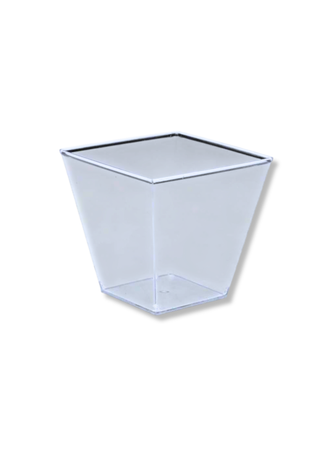 Cupa desert pagoda transparente, 60cc, Set 50
