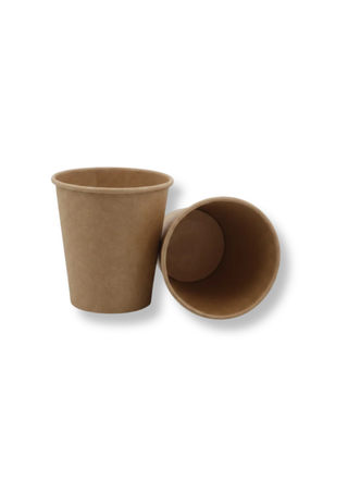 Pahar din carton Kraft Natur de 10 OZ ( 300 ml) – 50 buc/set