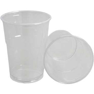Pahare PET Transparente – 550 CC (400 ml) – D95 mm – 50 buc/set