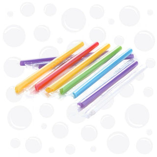 Paie groase colorate ambalate individual, 1000 buc/set