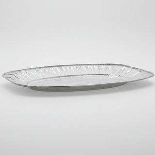 Platou Aluminiu Oval V350 – 350 x 244 x 29 mm – de unică folosință - 25 buc/set