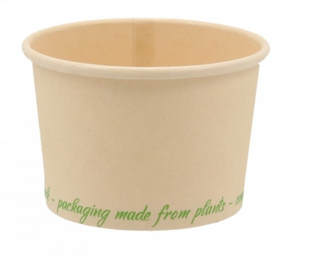 Cupe biodegradabile din bambus + PLA, D62, 2oz/60cc, 62x36 mm, 50 buc/set