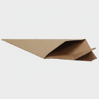 Set 200 cornete carton KRAFT, 220x125 mm, Laminate  (100-150g)
