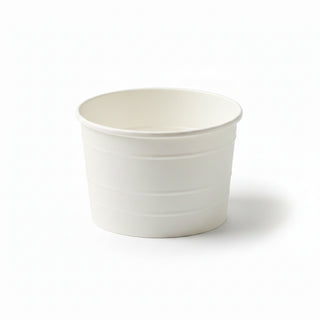 Set 25 Boluri Carton Albe, 16oz (470ml), D114 x 70 mm, Rezistente la Temperaturi Ridicate