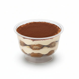 Set 25 cupe desert transparente, 200 ml, Polipropilenă Rigidă (Premium Candy Bar)