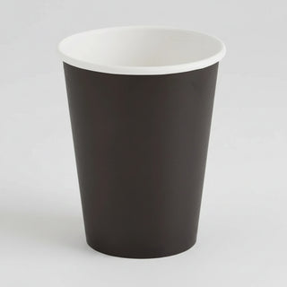 Set 50 Pahare Carton NEGRE, 4oz (110 ml),