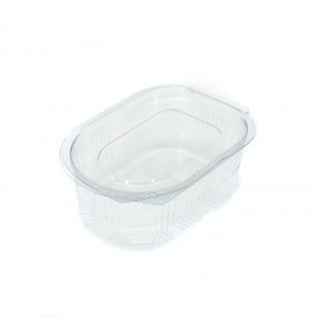 Sosiere Ovale Transparente – 50 cc – Cu Capac Atașat – 100 buc/set