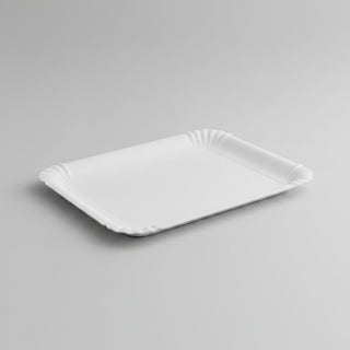 Tăvițe Carton Albe T6 – 200 x 130 mm – 250 buc/set