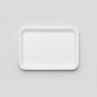 Tăvițe Carton Albe T8 – 230 x 160 mm – 100 buc/set