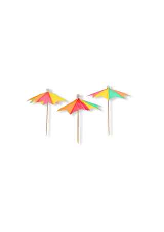 Ornamente decorative tip umbreluta 10 cm, 100 bucati