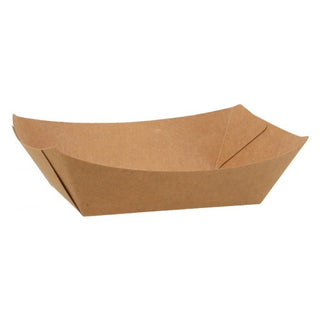 Barcute din carton natur, 1200cc (250 buc/set)