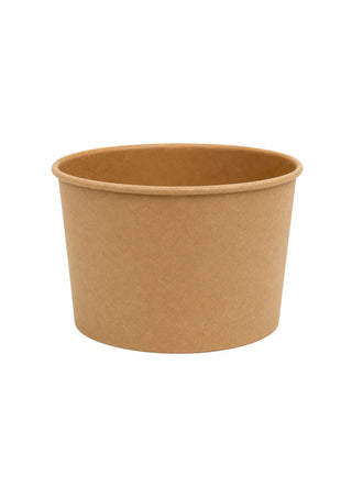 Bol din Carton Kraft Natur – 16 OZ (470 ml) – 25 buc/set