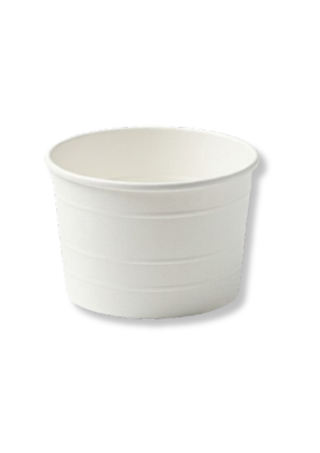 Bol Carton Alb, 16oz (470ml), D114 x 70 mm, Rezistent la Temperaturi Ridicate, Set 25