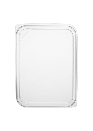 Capac transparent din PET pentru caserole 187x137 mm, 50 buc/set