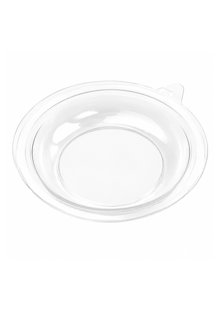 Capac PP Transparent pentru Bol din Carton, Compatibil cu 500/750/1000 ml, Rezistent la Cald, Set 50