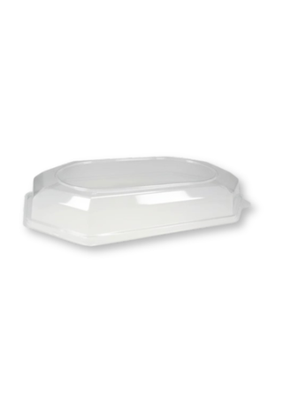 Capac transparent din PET reciclat pentru platou V5550, 10 buc/set