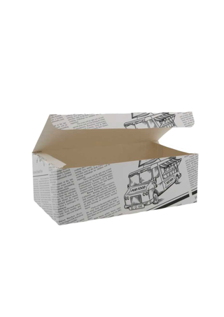 Meniu din Carton cu Clapeta – Interior Laminat – 225 x 120 x 77 mm – 200 buc/bax