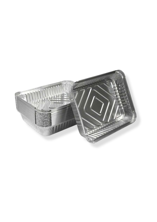 Caserola din aluminiu 729 ( 227 x 177 x 35 mm ) – 100 buc/set