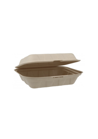 Caserola Biodegradabila MBS09 – Trestie de Zahar – Cu Capac Atasat – 50 buc/set