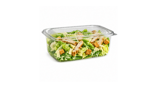 Caserolă Transparentă cu Capac Atașat – 1000 cc – 190 x 120 mm – 100 buc/set