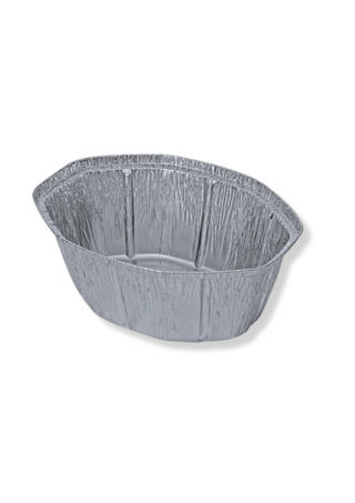 Tava din aluminiu pentru pui rotisat, 2400 cc ( 255x195x90 mm ), Set 100