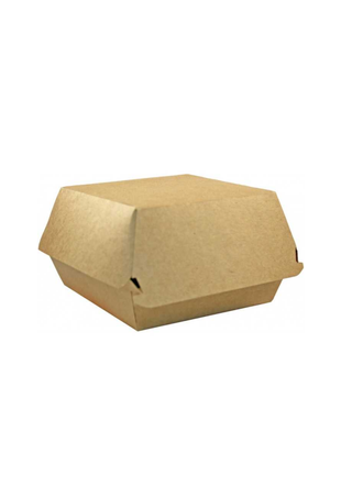 Caserola din Carton pentru Burger D120 Kraft Natur – 100 buc/set