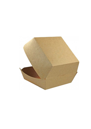 Caserola din Carton pentru Burger D120 Kraft Natur – 100 buc/set