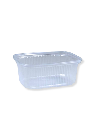 Caserola dreptunghiulara transparenta Turk, 200 cc (200 ml) – 100 buc/set