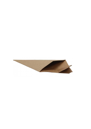 Cornet din Carton cu Sosiera, Kraft Natur, 220X125 - 100 g, 450 buc/Bax