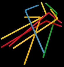 Set 1000 paie REUTILIZABILE flexibile, Culori Fluorescente, PP (Party & Club Edition)