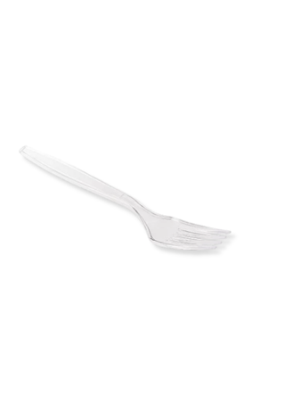 Furculite vrac transparente Lux , Design Premium (Catering & Evenimente), Set 50