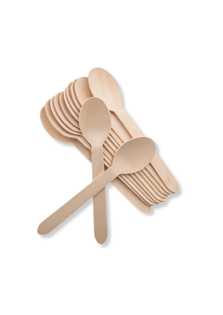 Linguri Biodegradabile din Lemn, 160 mm – Set 100 Bucati