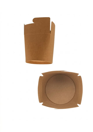 Cutie Noodles rotunda, Kraft Natur, 750 ml (26 oz), Rezistenta la Microunde & Grasimi, Set 50