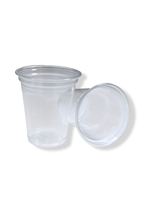 Pahar din Pet Transparent, 350 CC (300 ml), D95 mm – 50 buc/set