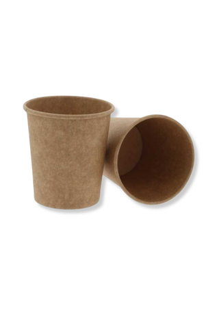 Pahar din carton Kraft Natur, 7 OZ ( 210 ml ), 50 buc/set