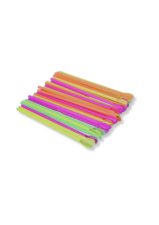 Paie Reutilizabile cu lingurita din PP, 6 mm - Set 500 buc