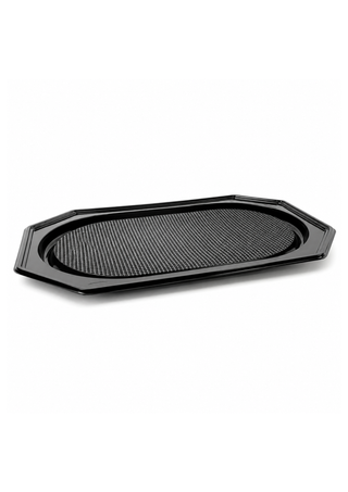 Platou PET Negru V550 – 550 x 360 x 30 mm – 10 buc/set