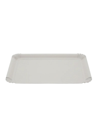 Platou din carton alb T2, dimensiuni 160x100 mm, Set 250