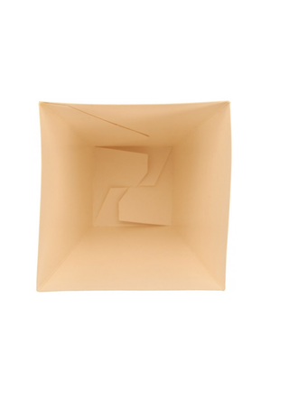 Cutie pentru Popcorn Galben, 135 x 135 x 230 mm, Carton Rezistent, Set 100