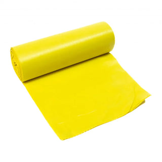 Saci Menajeri 120L, galbeni,  10 buc/rola